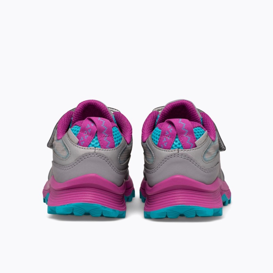Big Kid's Moab Speed Lav A/c Vanntett Merrell Grå Sølv Turkis