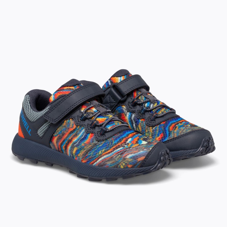 Big Kid's Nova 2 Sneaker Rainbow Mountains 3 Merrell