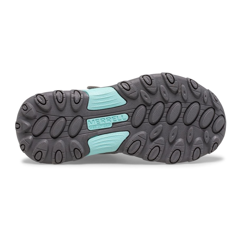 Big Kid's Outback Mid Boot Merrell Gråblå