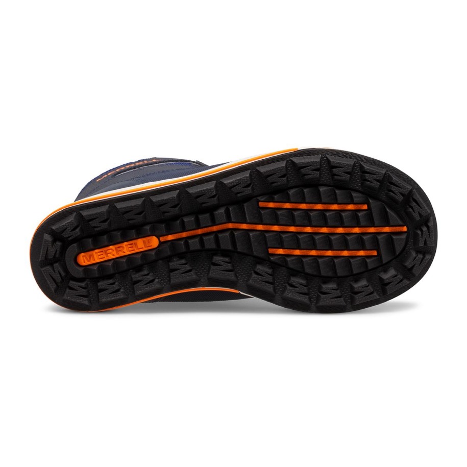 Big Kid's Snow Bank 3.0 Støvel Marine Kobolt Oransje Merrell