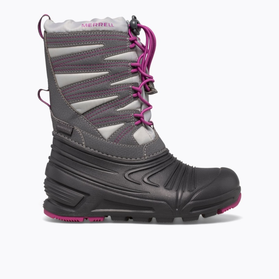 Big Kid's Snow Quest Lite 3.0 Vanntett Merrell Grey Berry