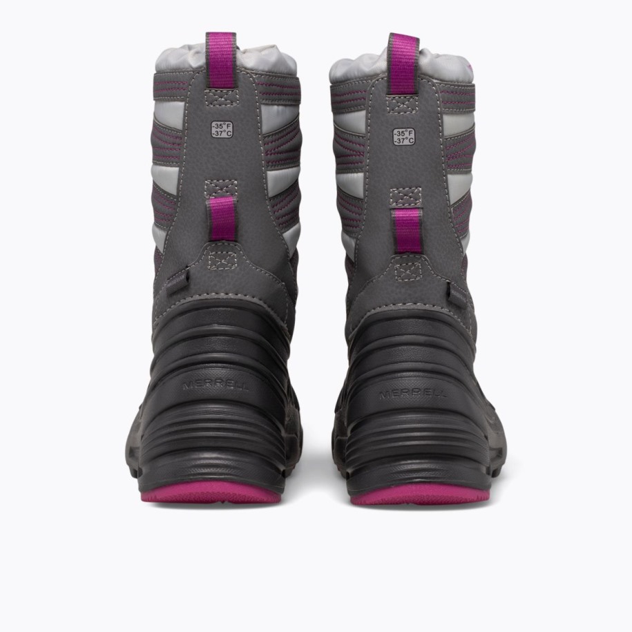 Big Kid's Snow Quest Lite 3.0 Vanntett Merrell Grey Berry