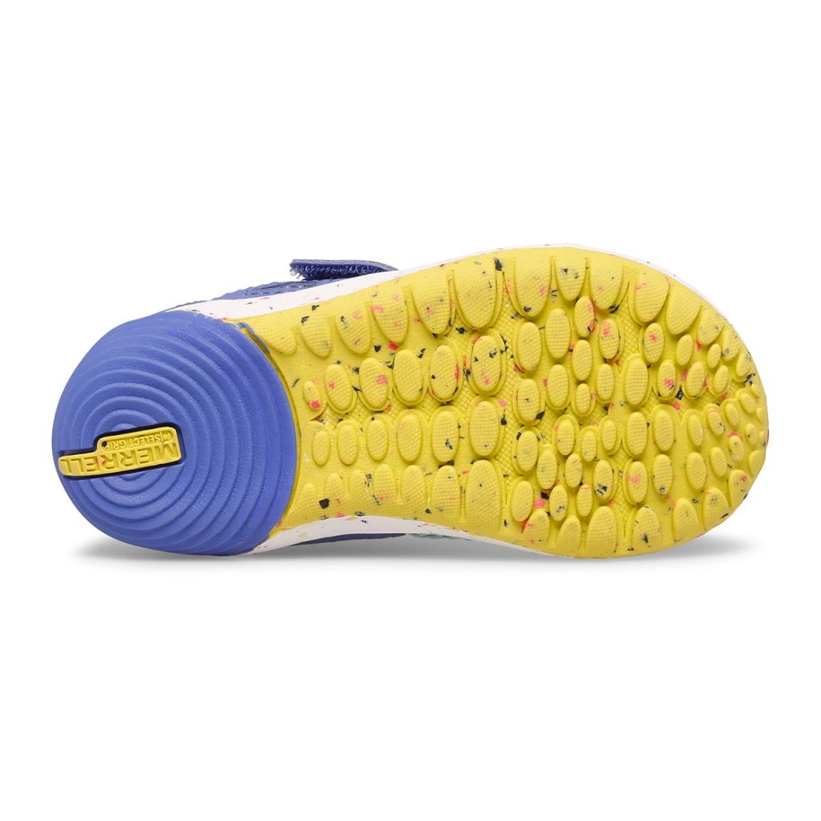 Little Kid's Bare Steps® H2o Sneaker Marlin Limelight Merrell