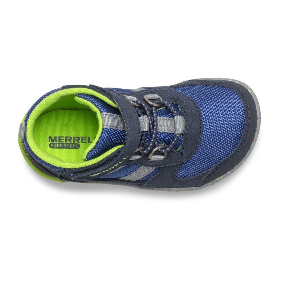Lite Barns Bare Trinn® Ridge Jr Hiker Merrell Marinegrønn