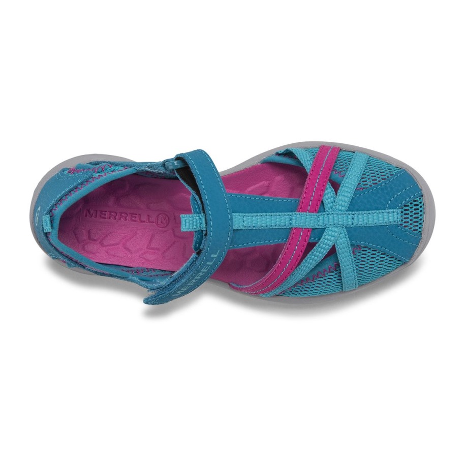Liten Kid Sin øyenstikker Sandal Turkis Merrell