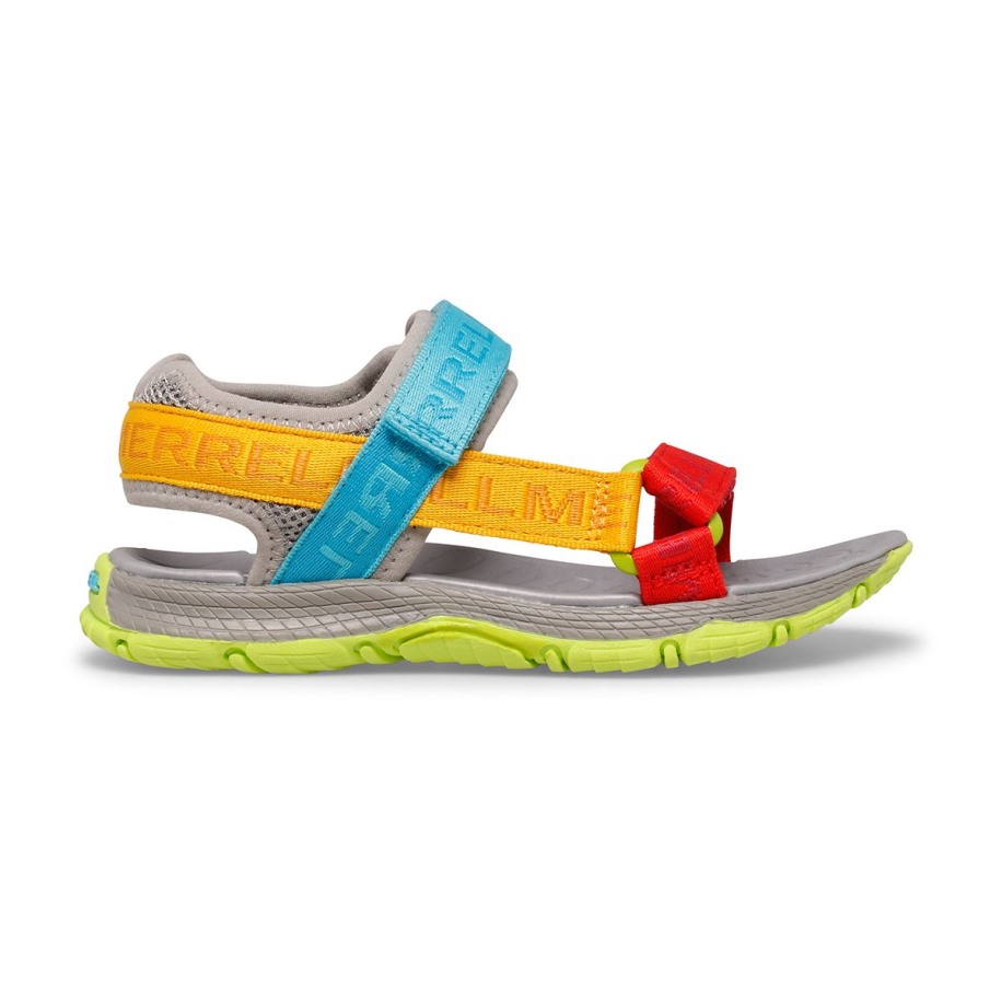 Lite Barns Kahuna Web Sandal Grå Logo Multi Merrell