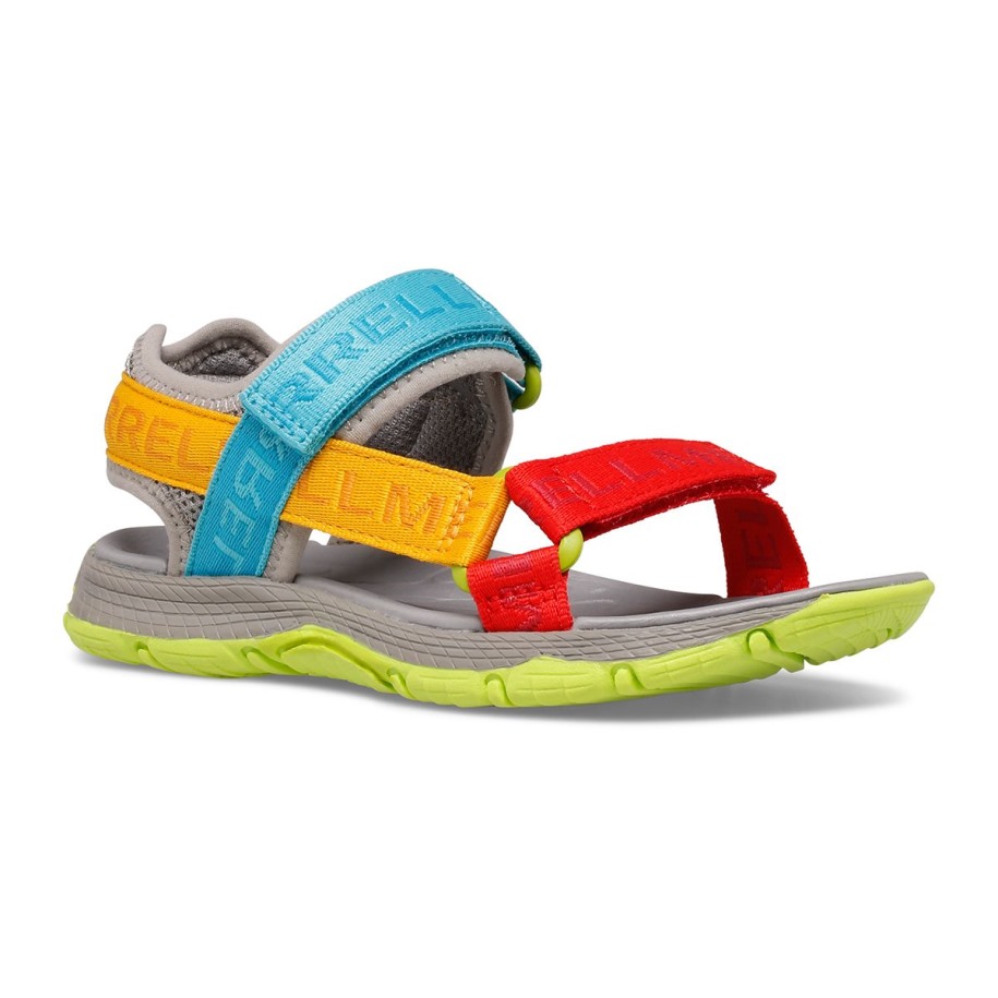 Lite Barns Kahuna Web Sandal Grå Logo Multi Merrell