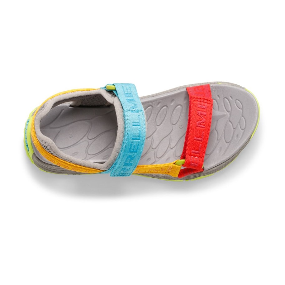 Lite Barns Kahuna Web Sandal Grå Logo Multi Merrell