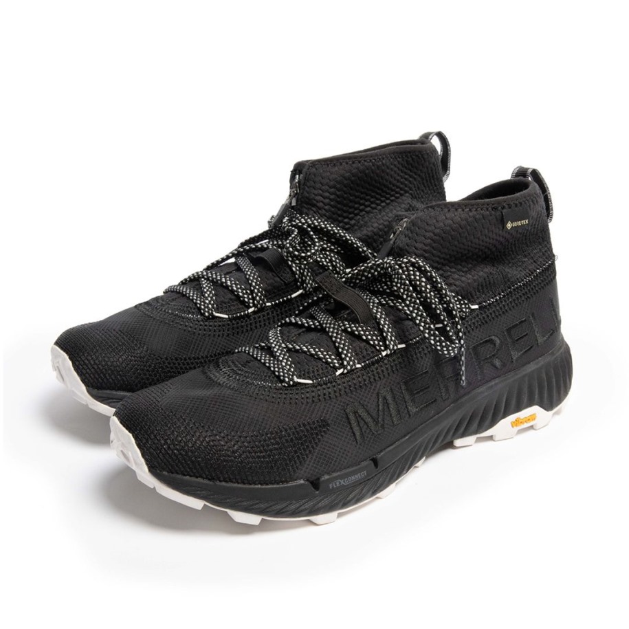 Menns Agility Syntese Zero Gore-tex Svart Merrell