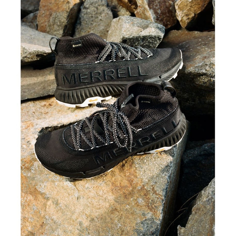 Menns Agility Syntese Zero Gore-tex Svart Merrell