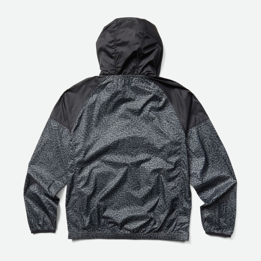 Herre Or Packable Wind Shell Rock Mini Camo Print Merrell