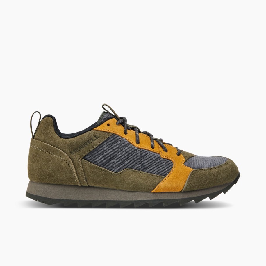 Alpin Sneaker For Menn, Olivensnor Merrell