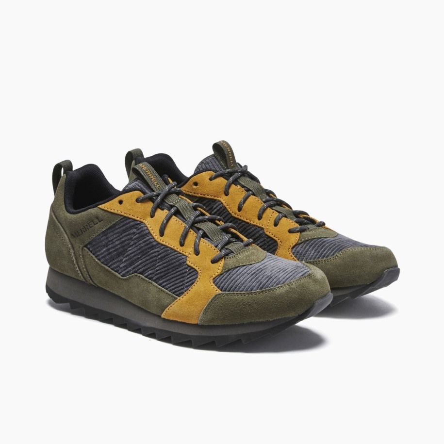 Alpin Sneaker For Menn, Olivensnor Merrell