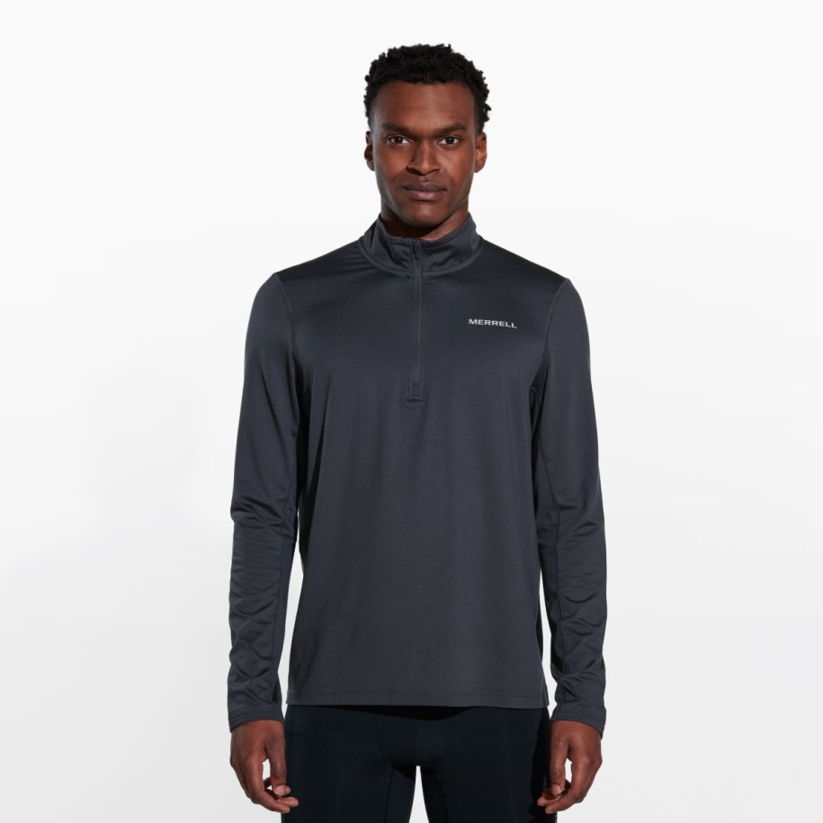 Herre Betatherm 1/4 Zip Asfalt Merrell