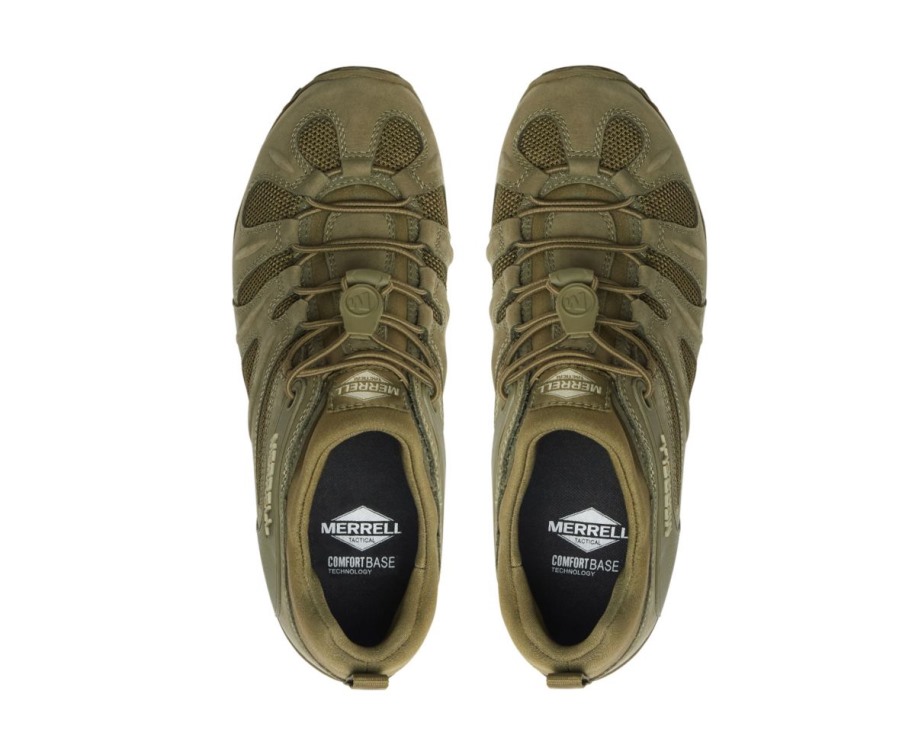 Menns Cham 8 Stretch Taktisk Merrell Mørk Oliven