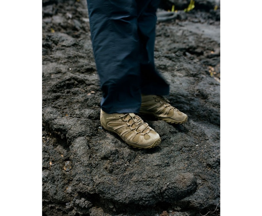 Menns Cham 8 Stretch Taktisk Merrell Mørk Oliven