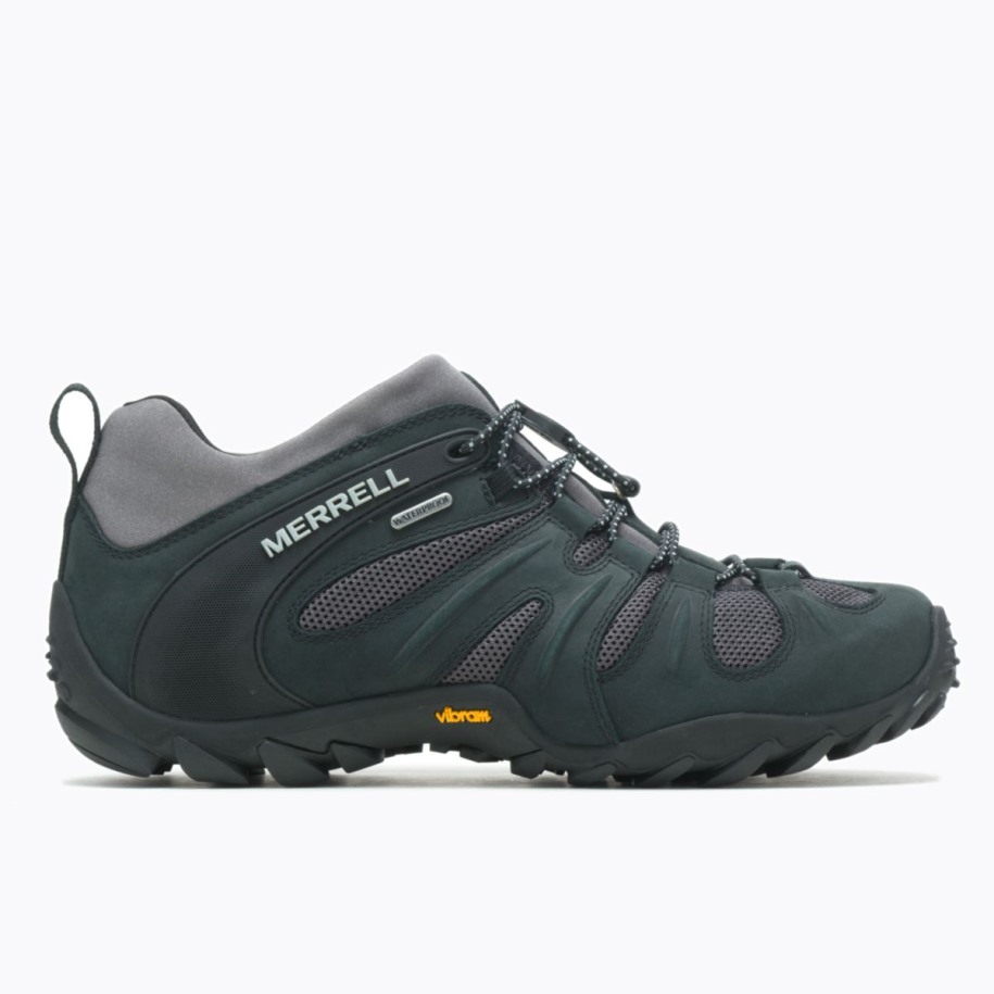 Menns Chameleon 8 Stretch Vanntett Merrell Svart Grå