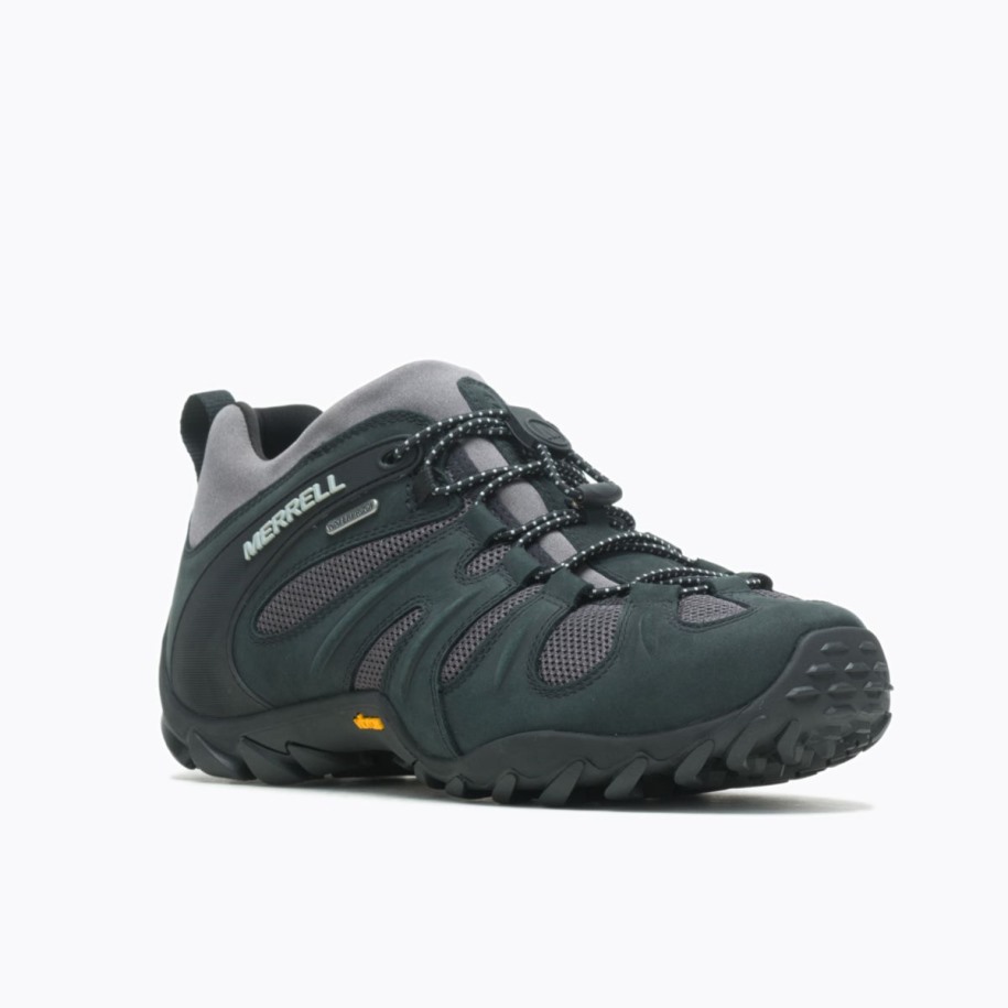 Menns Chameleon 8 Stretch Vanntett Merrell Svart Grå