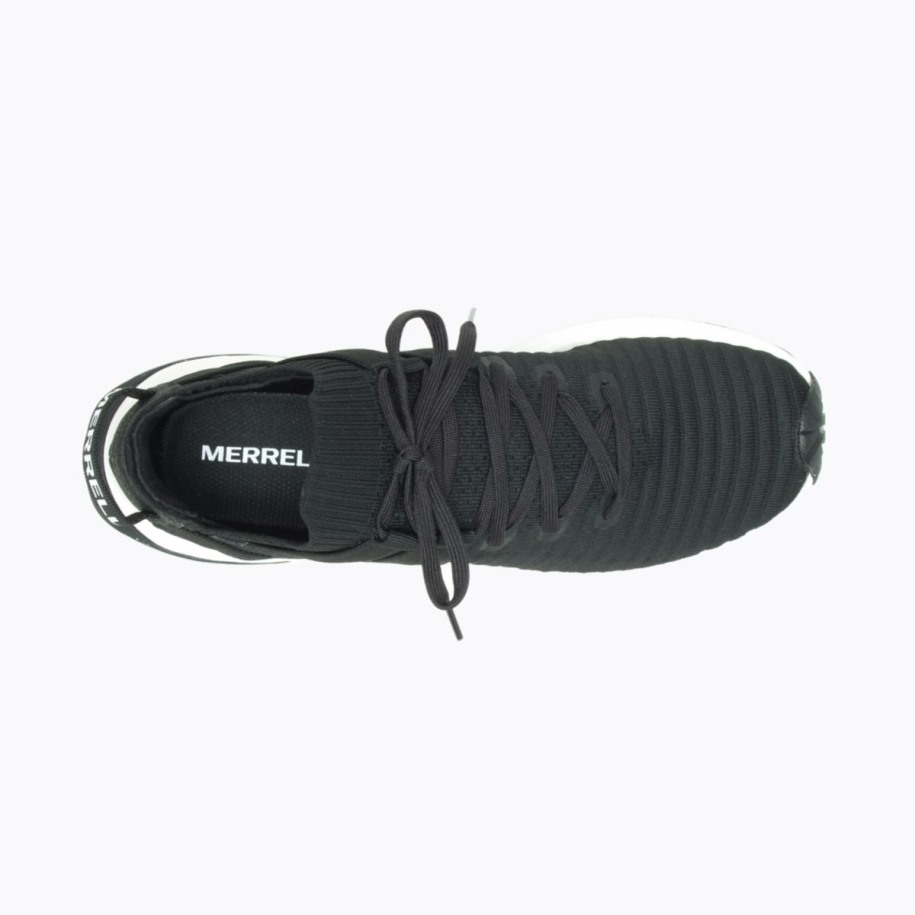Menn Embark Blonder Sneaker Bred Bredde Svart Hvit Merrell