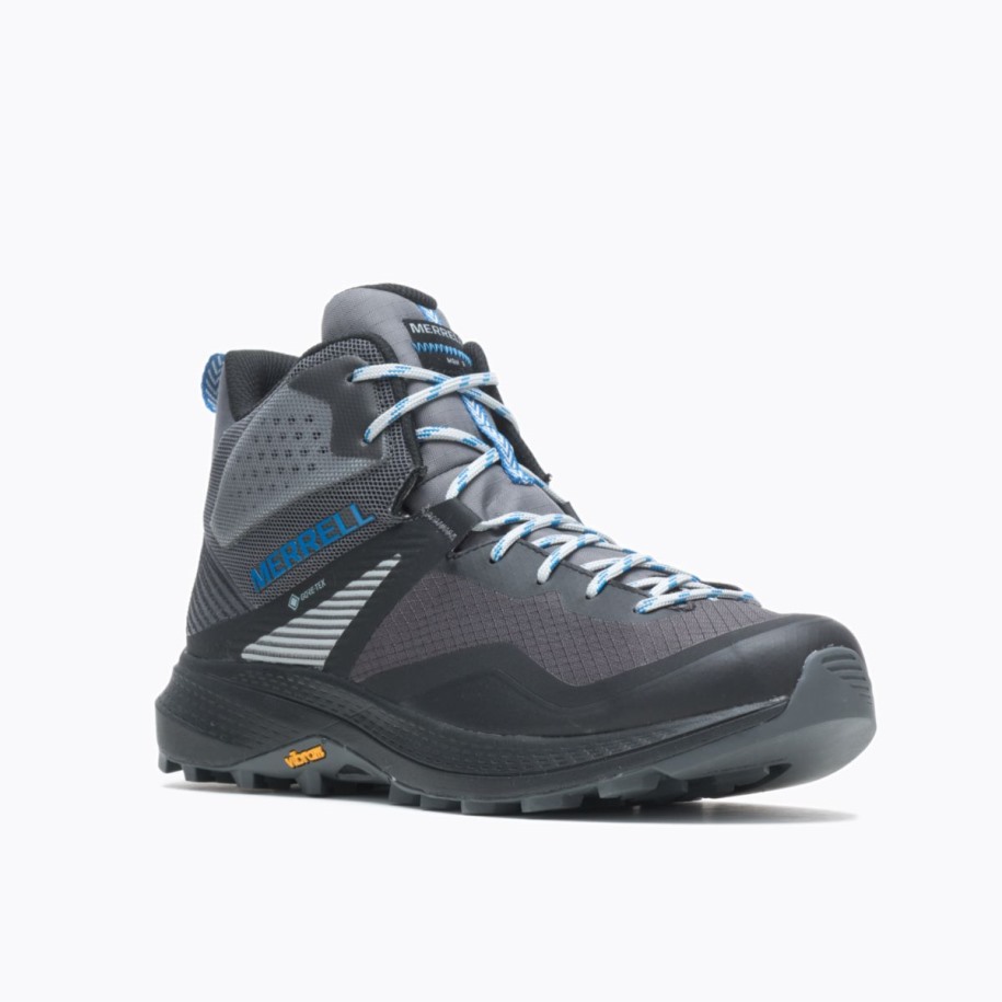 Herre Mqm 3 Mid Gore-tex Merrell Rock Blue