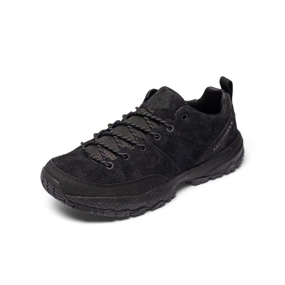 Herre Mqm Ace Leather Merrell Triple Black