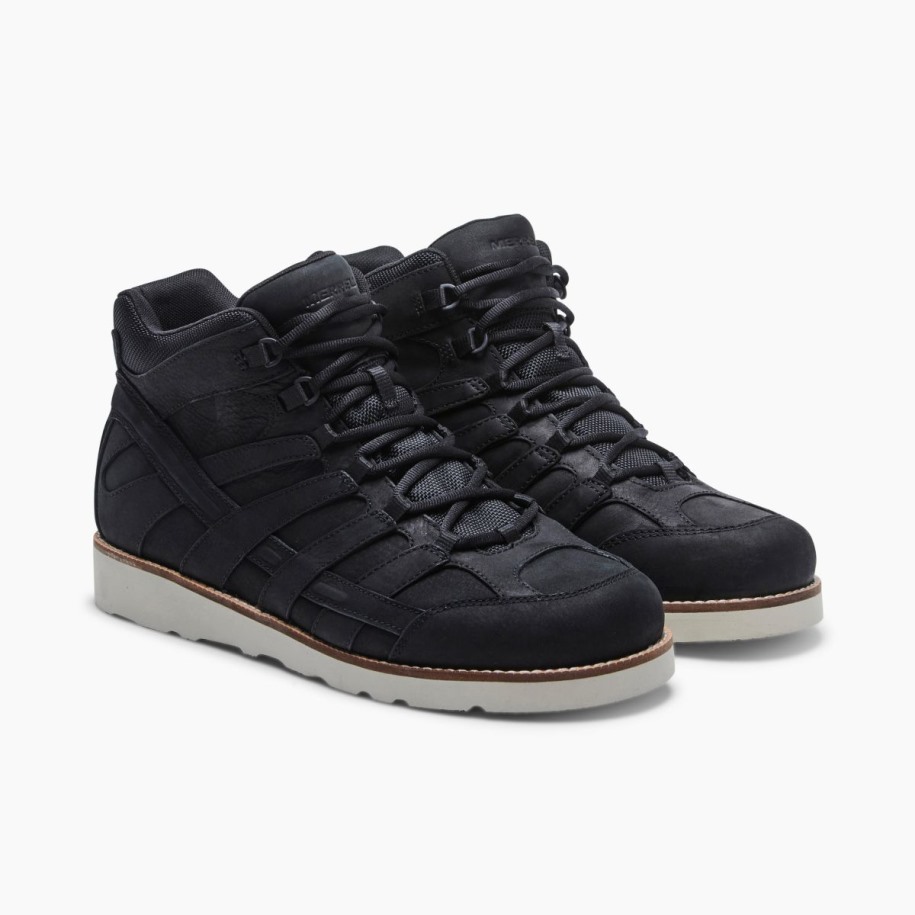 Menns Moab 2 Mid Craft Svart Merrell