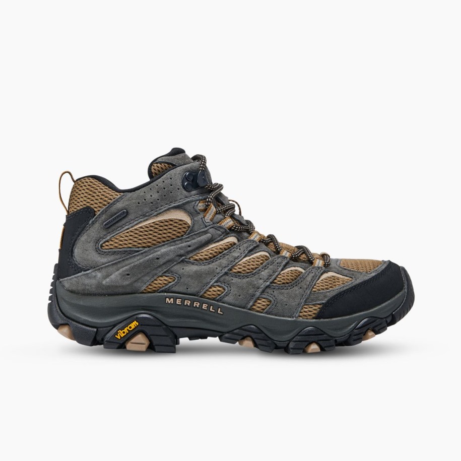 Menns Moab 3 Mid Vanntett Merrell Butternut Beluga