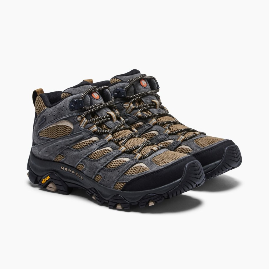 Menns Moab 3 Mid Vanntett Merrell Butternut Beluga