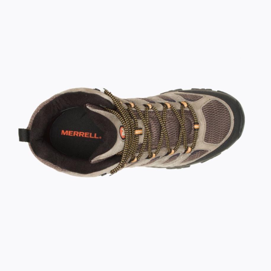 Herre Moab 3 Mid Wide Width Merrell Valnøtt