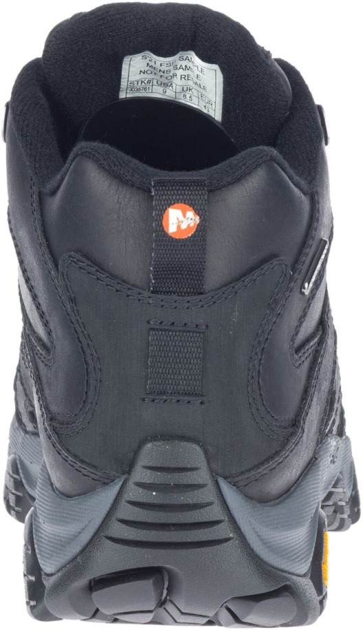Herre Moab 3 Prime Mid Vanntett Bred Bredde Merrell Svart