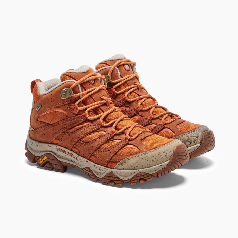 Herre Moab 3 Glatt Mid Gore-tex Merrell Burnish
