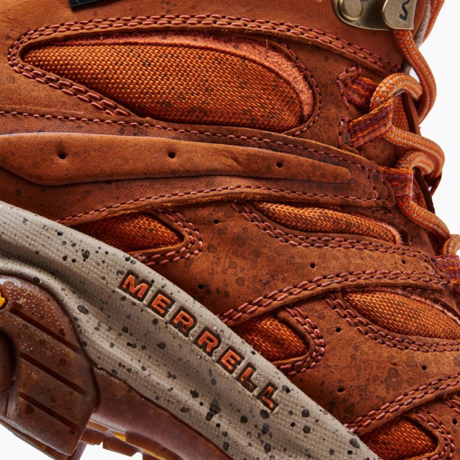 Herre Moab 3 Glatt Mid Gore-tex Merrell Burnish