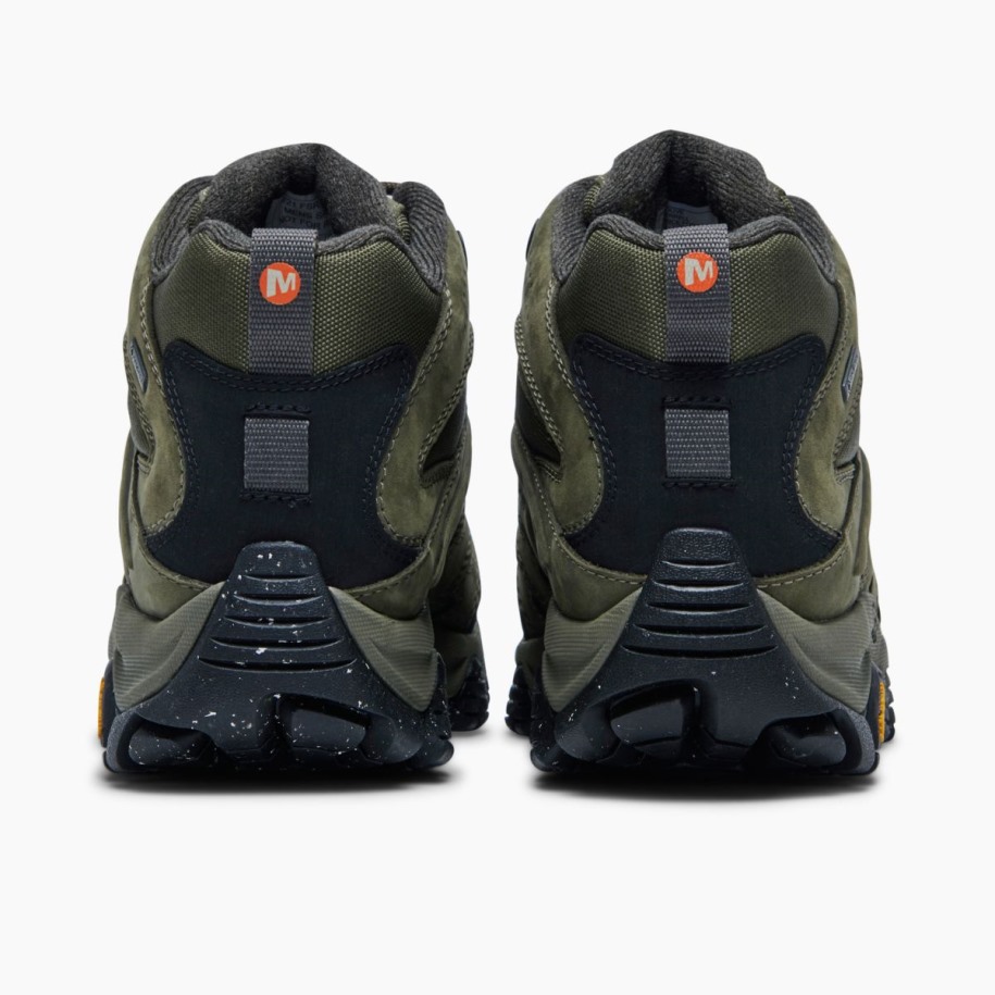 Herre Moab 3 Glatt Mid Gore-tex Oliven Merrell