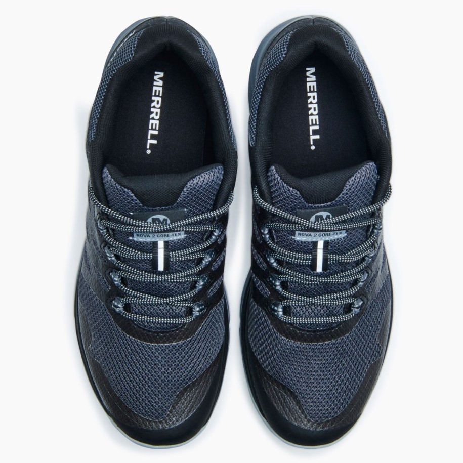 Herre Nova 2 Gore-tex Bred Bredde Merrell Granitt