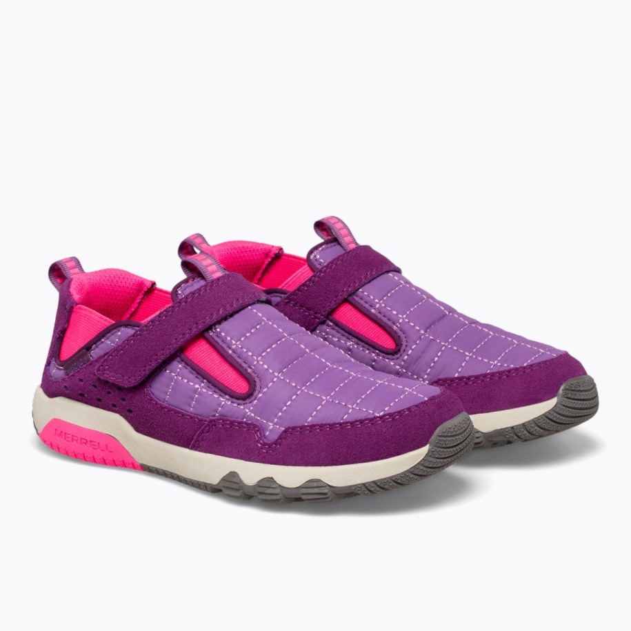 Merrell Big Kid's Free Roam Hut Moc Lilla Rosa