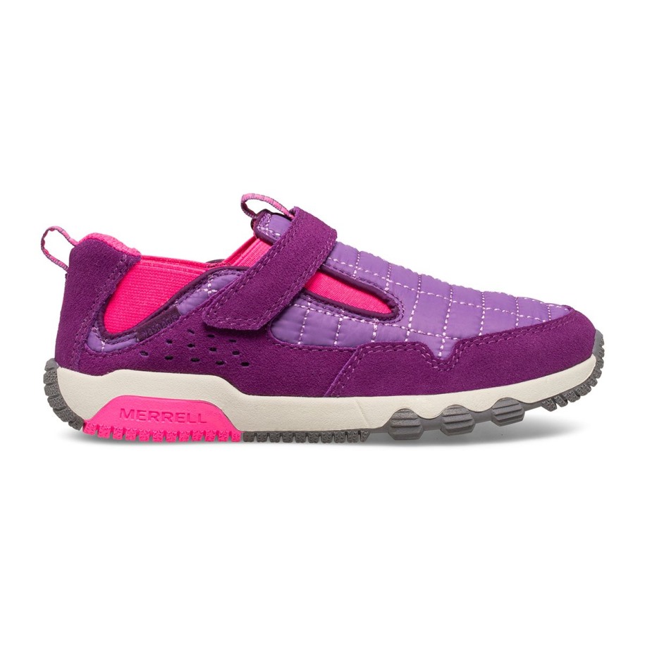 Merrell Big Kid's Free Roam Hut Moc Lilla Rosa