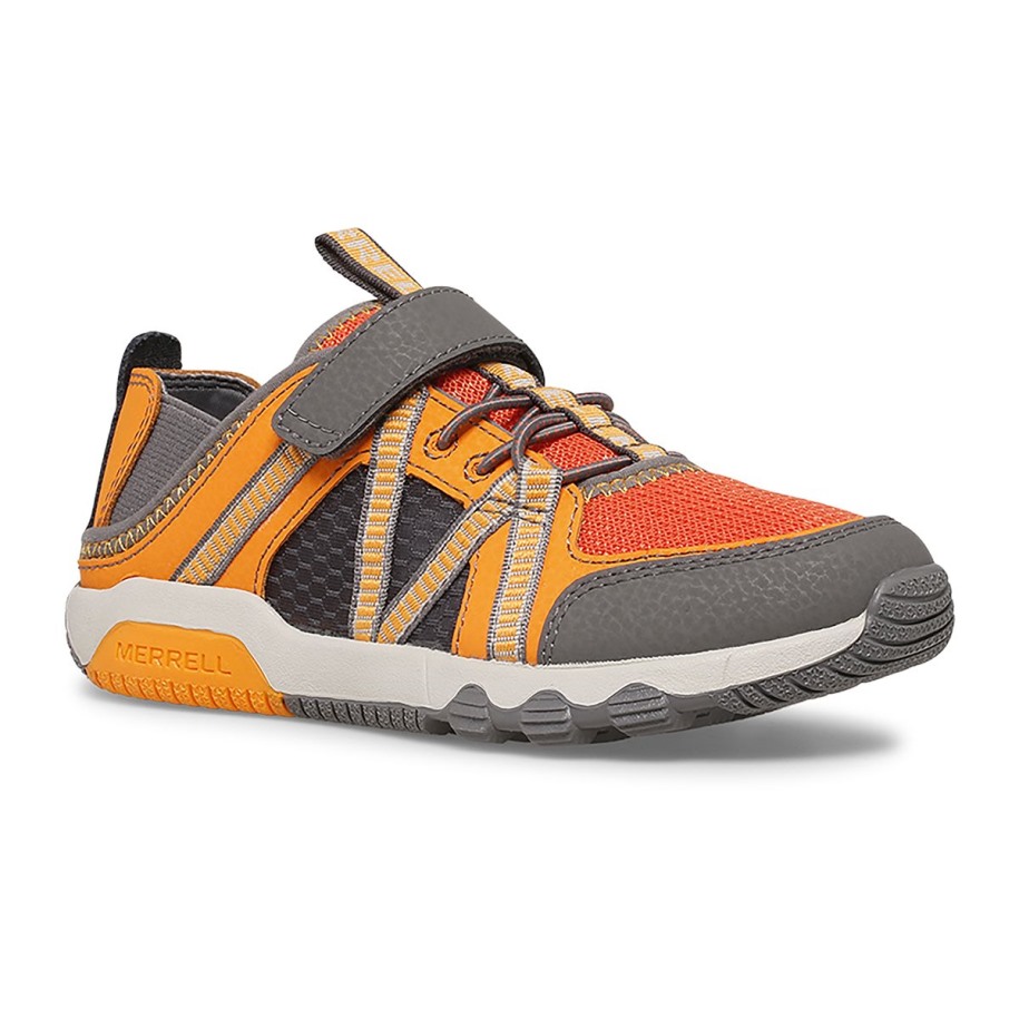 Merrell Big Kid's Hydro Free Roam Sandal Grå Oransje