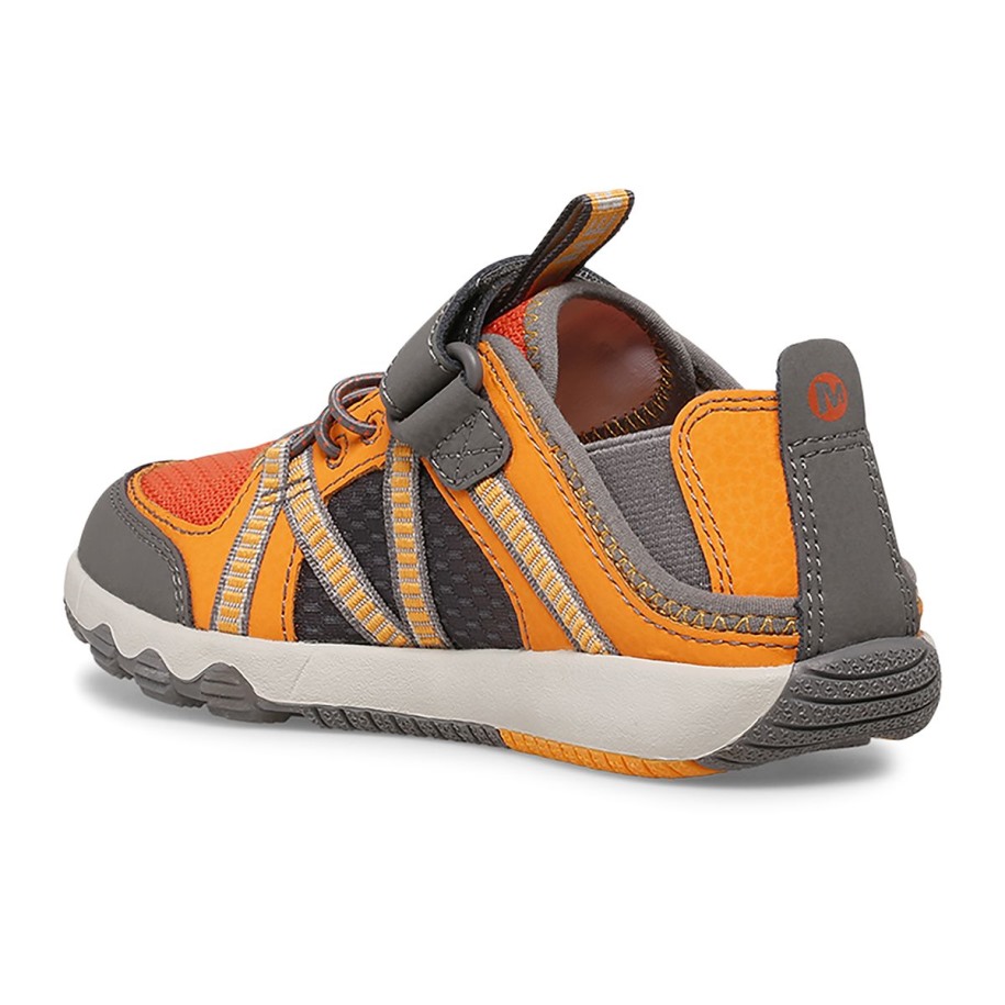 Merrell Big Kid's Hydro Free Roam Sandal Grå Oransje