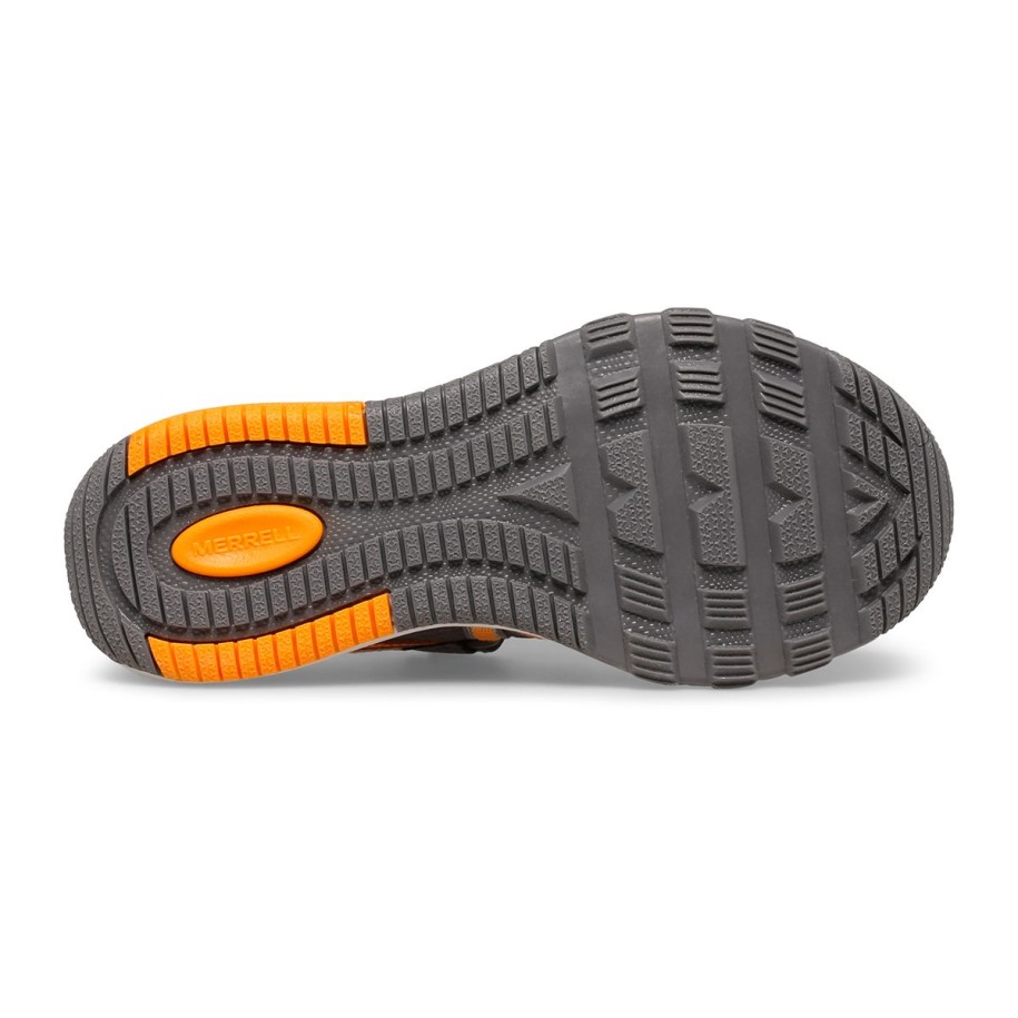 Merrell Big Kid's Hydro Free Roam Sandal Grå Oransje