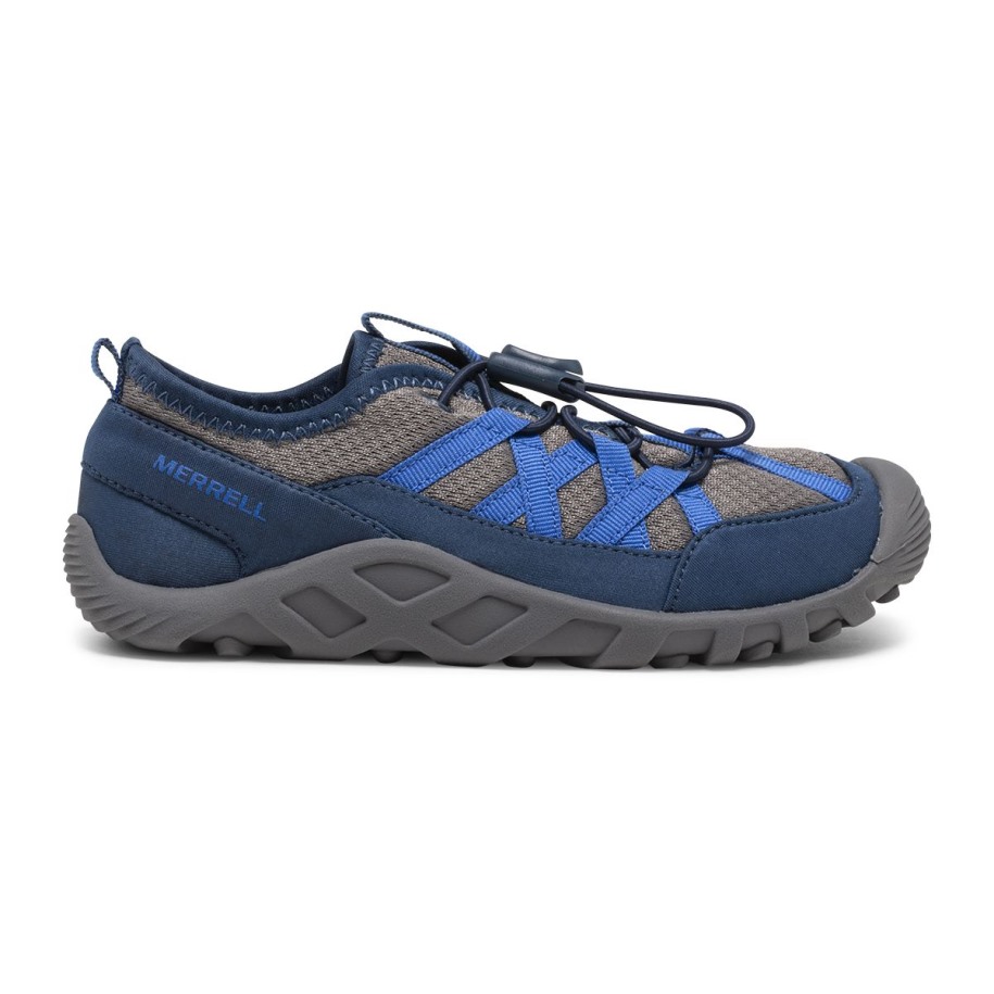 Merrell Big Kid's Hydro Lagoon Sandal Grå Marine