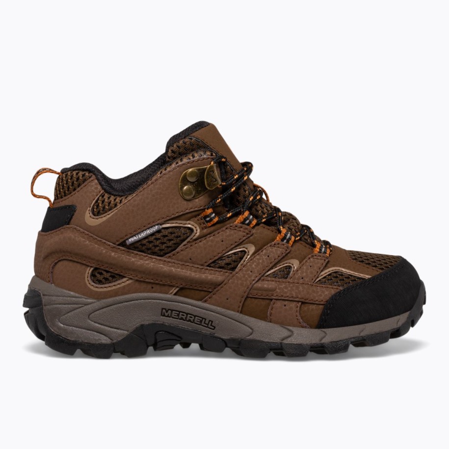 Merrell Big Kid's Moab 2 Mid Vanntett Støvel Jord