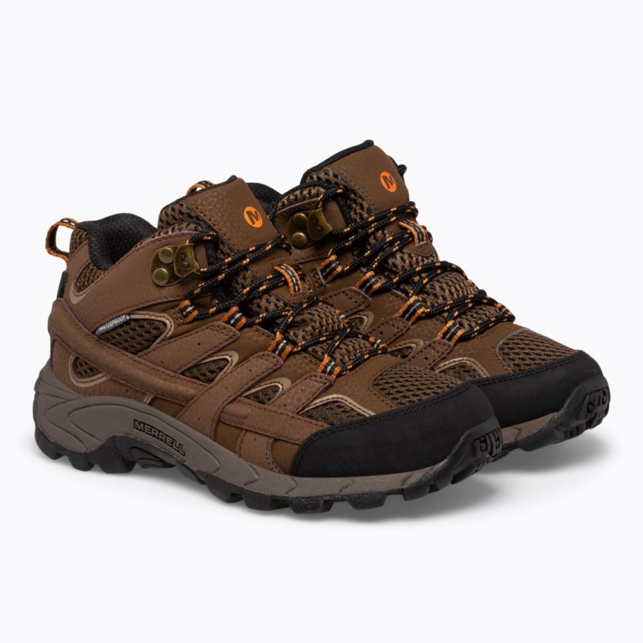 Merrell Big Kid's Moab 2 Mid Vanntett Støvel Jord