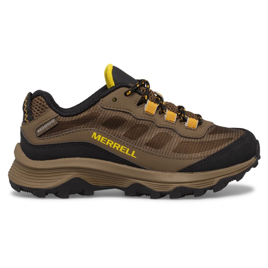 Merrell Big Kid's Moab Speed Lav Vanntett Valnøtt