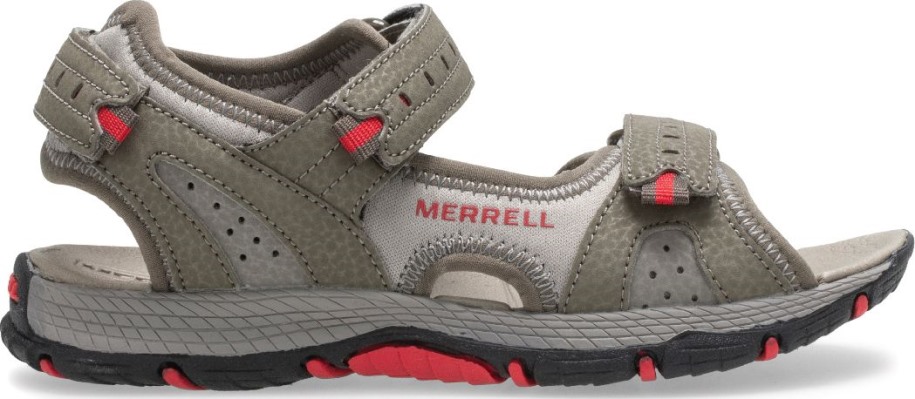 Merrell Big Kid's Panther Sandal 2.0 Gunsmoke