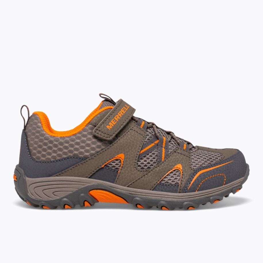 Merrell Big Kid's Trail Chaser Shoe Gunsmoke Oransje