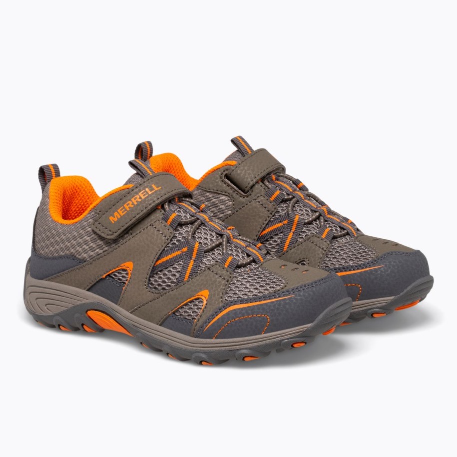 Merrell Big Kid's Trail Chaser Shoe Gunsmoke Oransje