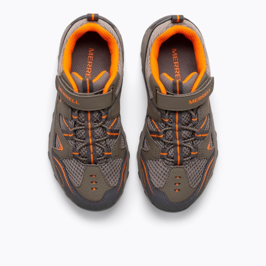 Merrell Big Kid's Trail Chaser Shoe Gunsmoke Oransje