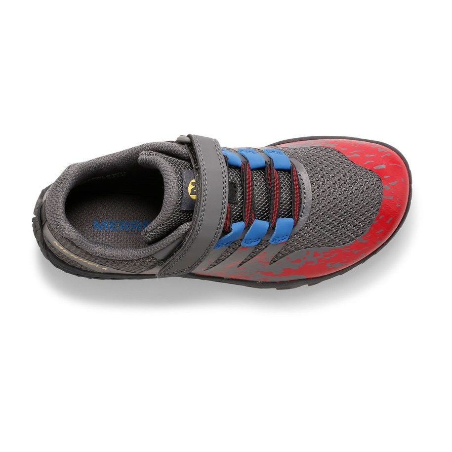 Merrell Big Kid's Trail Hanske 5 A/c Sko Grå Primær
