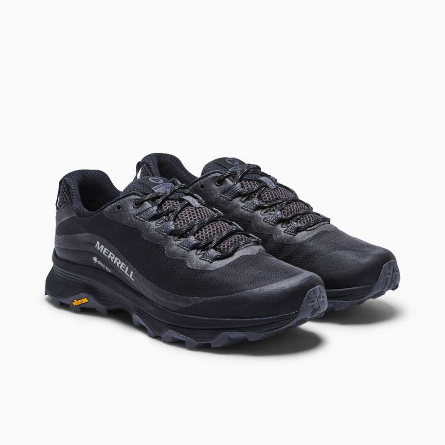 Merrell Svart Asfalt Herre Moab Speed Gore-tex