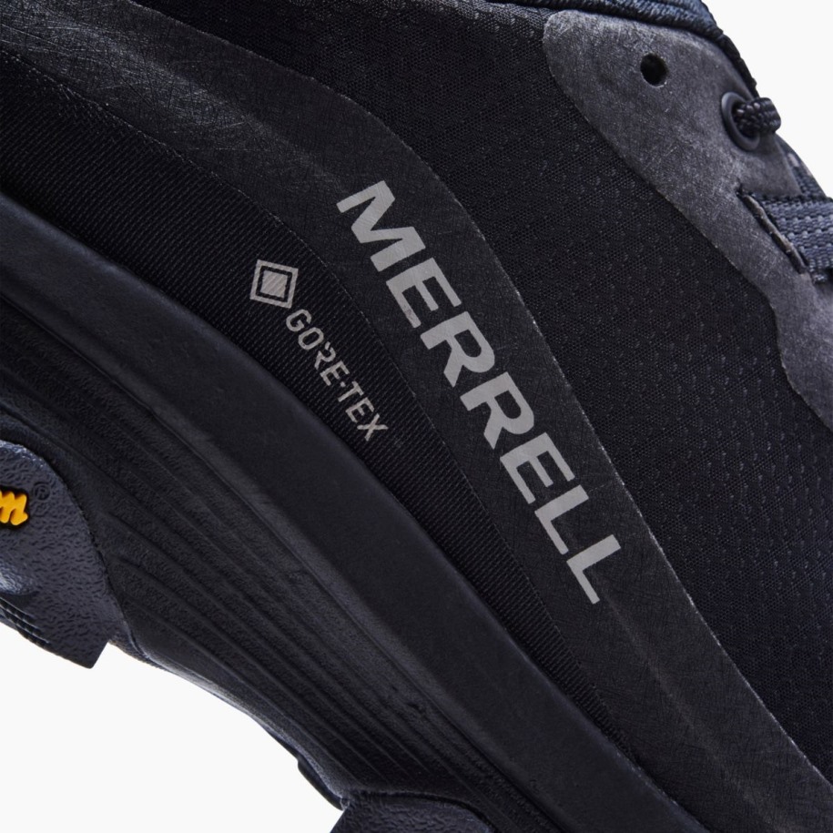 Merrell Svart Asfalt Herre Moab Speed Gore-tex